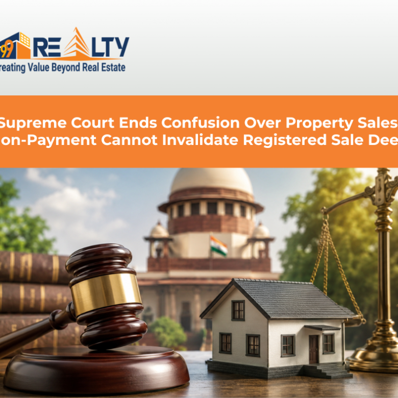 Game-Changing Real Estate Judgment: Sellers Cannot Cancel Registered Sale Deed Over Unpaid Dues